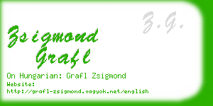 zsigmond grafl business card